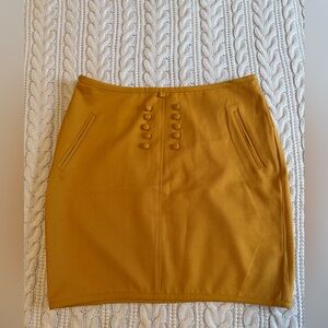 Elegant Mustard Skirt